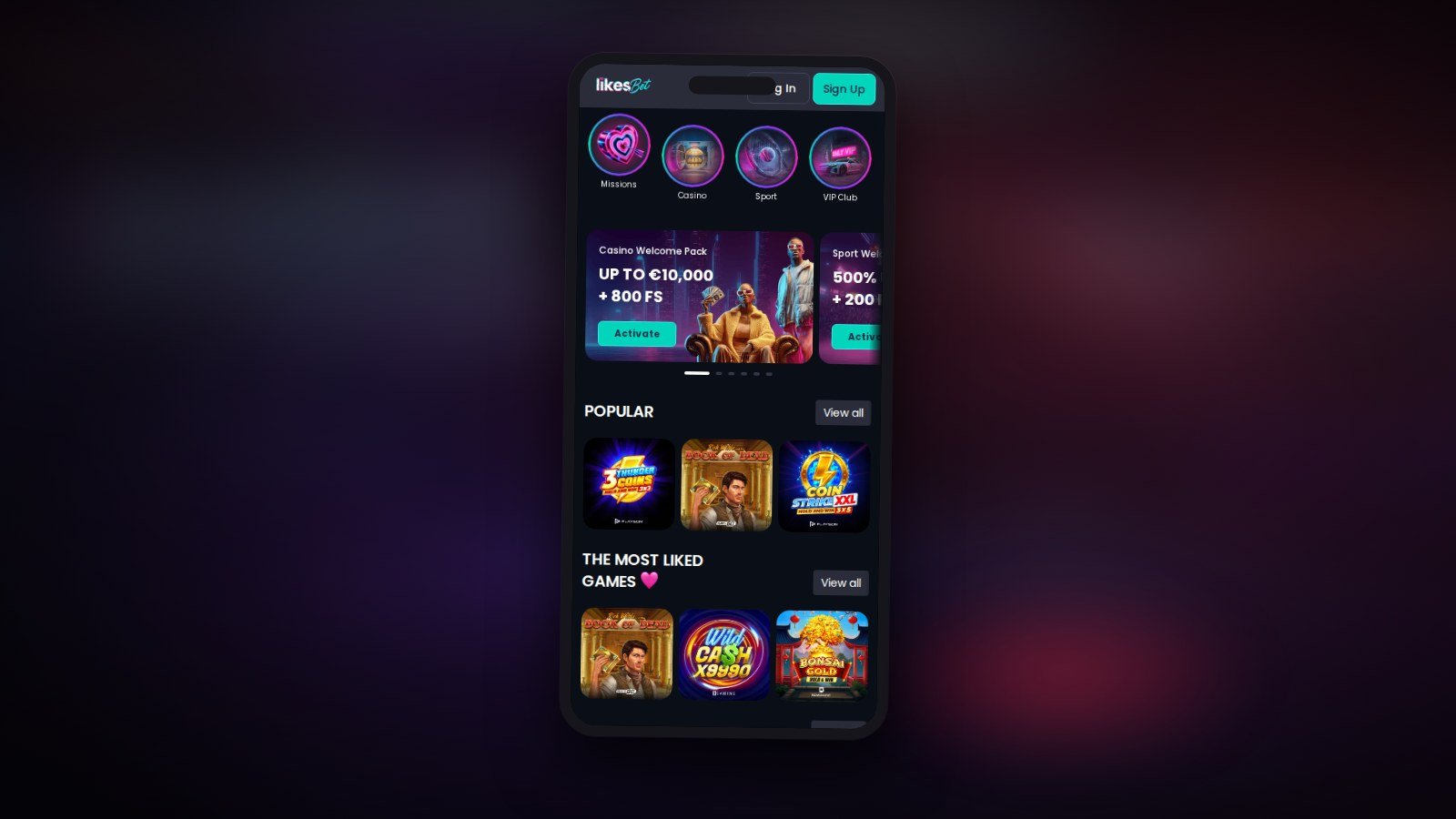 Spelen in de browser op telefoon en tablet